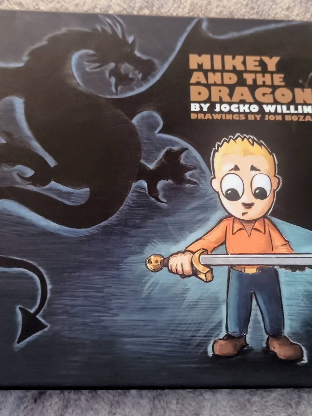 Mikey and the Dragon Kids Toy Storybook Playset -  Face Fears For Kids Fantasy